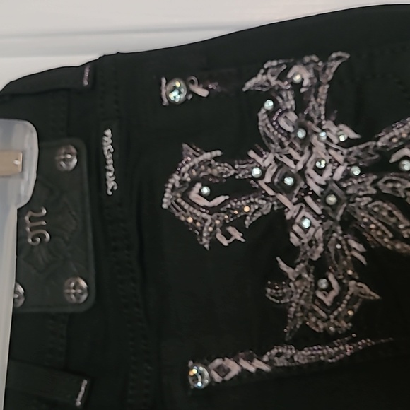 Miss Me Black Skinny Jeans - Picture 6 of 12